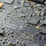 לוח החשמל של ספק הכוח למחשב