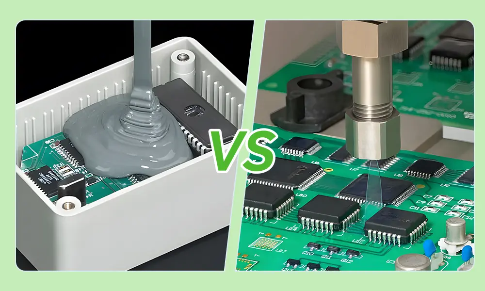 ציפוי PCB לעומת ציפוי קונפורמי